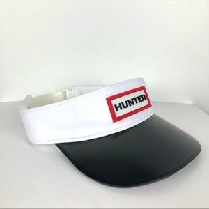 Hunter White & Blue Visor Translucent Bill Summer Unisex